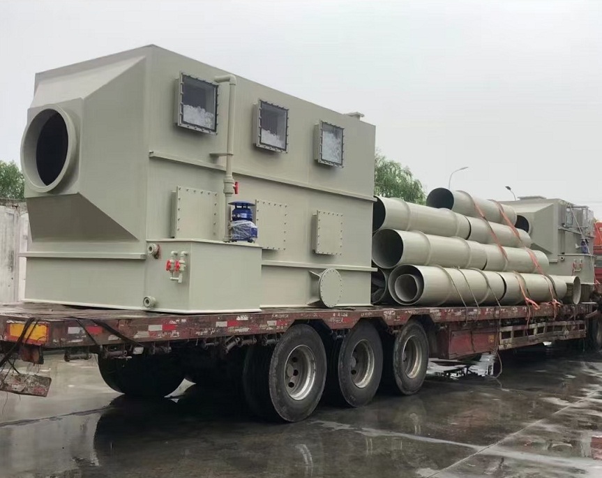 有机废气处理方案设计活性炭箱喷淋塔设计安装 有机废气处理方案设计活性炭箱喷淋塔设计安装